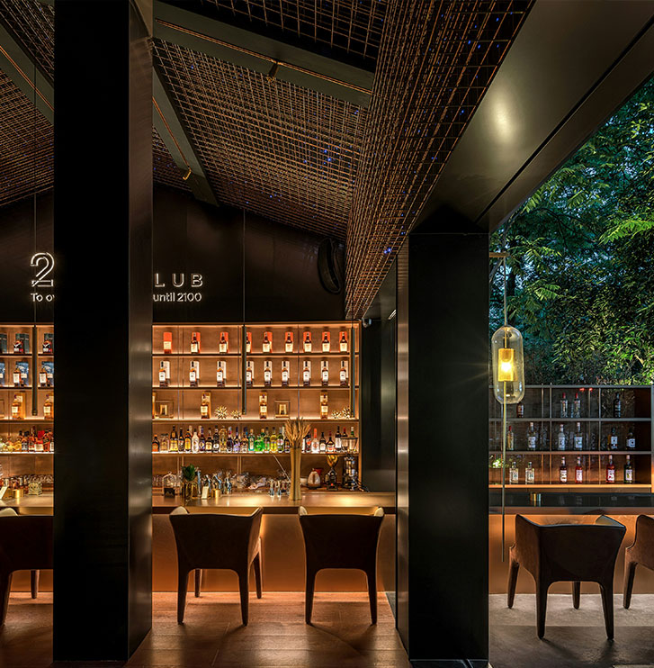 Rooftop Lounge Night